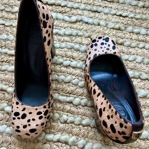 Tory Burch Leopard Print Women’s Pumps - Tan and Black